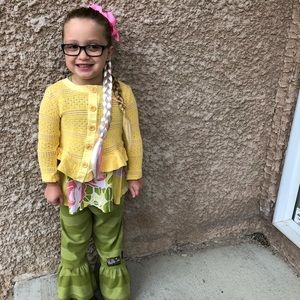 Girls Matilda Jane ruffle pants